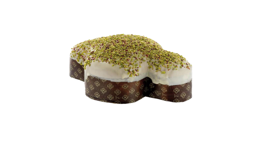 Colomba artigianale al pistacchio da 750 gr e vasetto di crema al pistacchio 190 gr